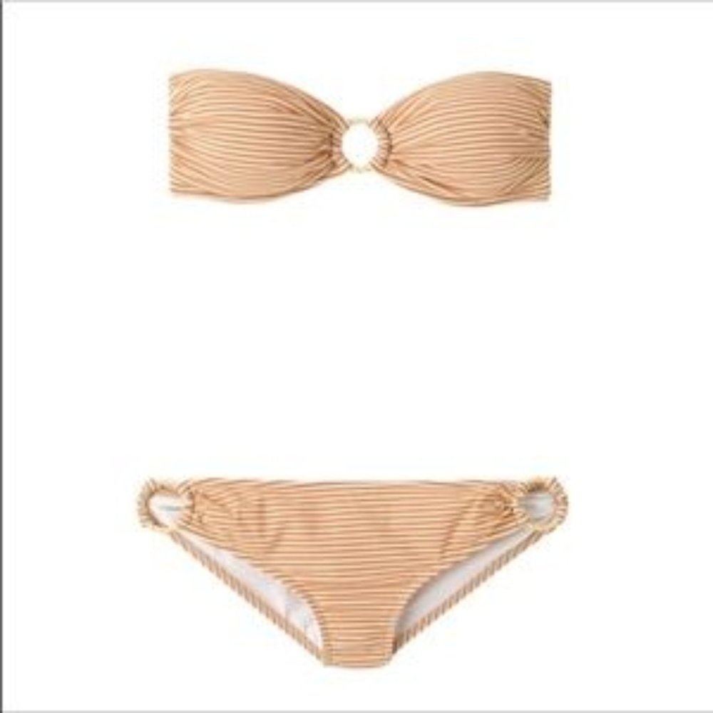 Tooshie Striped Bikini Set EU40 - Picture 1 of 8